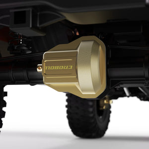 Brass Rear Axel Diff Covers Spare Part for RLAARLO MK-07 - 305