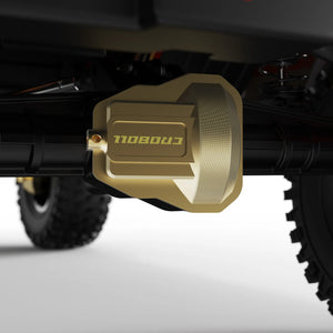 Brass Rear Axel Diff Covers Spare Part for RLAARLO MK-07 - 305