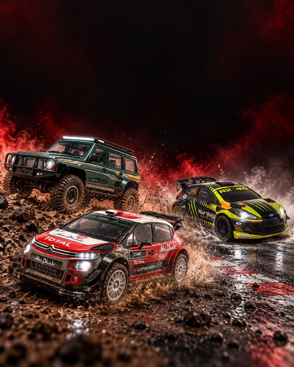 Best Sellers RC cars cinematic mobile banner