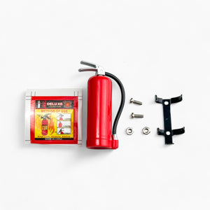 Plastic Fire Extinguisher (Red with Sticker)