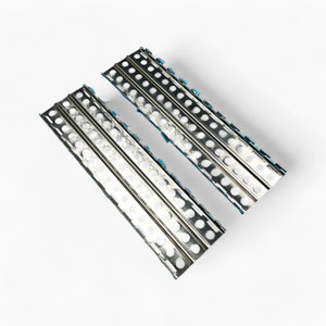 Metal Rescue Off-Board Sand Ladder Recovery Board Anti-Slip Blocking Boards Off The Hook (Silver) for 1/10 Scale