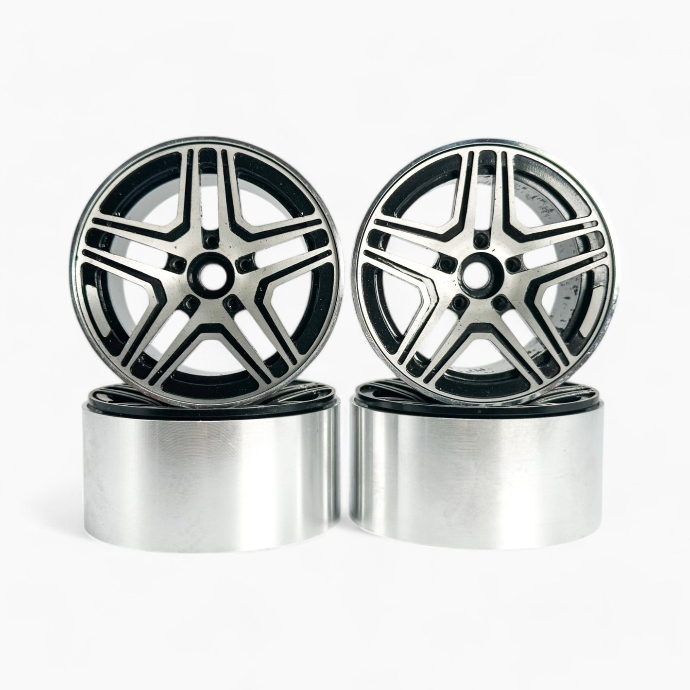 2.2 inch Metal/Carbon Fiber Rims for 1/10 Scale