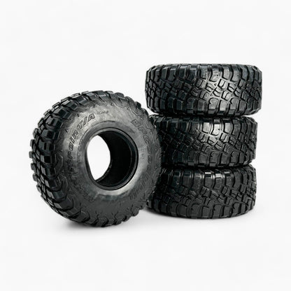 2.2 inch Rubber Tires 120mm for SCX10 D90 TRX4 TRX6 1/10 Scale