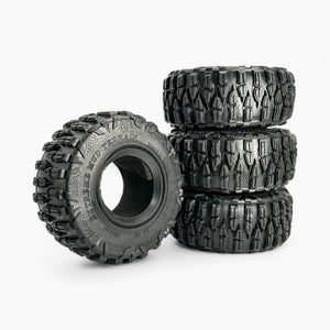 2.2 inch Rubber Tires 120mm for SCX10 D90 TRX4 KM2 1/10 Scale