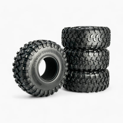 2.2 inch Rubber Tires 130mm for SCX10 D90 TRX4 TRX6 1/10 Scale