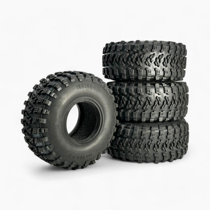 2.2 inch Rubber Tires 135mm for SCX10 D90 TRX4 TRX6 1/10 Scale