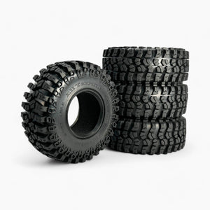2.2 inch Rubber Tires for SCX10 D90 TRX4 TRX6 1/10 Scale