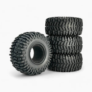 2.2 inch Rubber Tires 125mm for SCX10 D90 TRX4 1/10 Scale