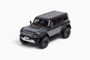 Traction Hobby 1/8 Ford Bronco Raptor in Grey, front three-quarter studio view