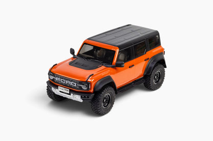 Traction Hobby 1/8 Ford Bronco Raptor in Orange, front three-quarter studio view