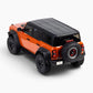 Traction Hobby 1/8 Ford Bronco Raptor in Orange, rear three-quarter studio view