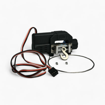 Metal Electric Simulation Winch for MJX H8H 1/8 RC Model Car Crawler Modification Accessories